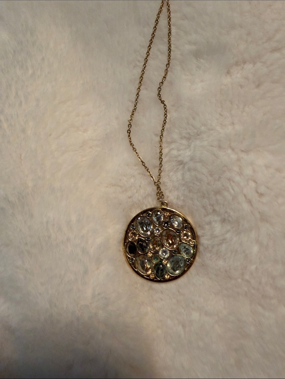 Swarovski Large Dorado Pendant Necklace